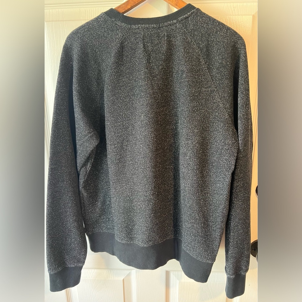 Roots Unisex Gender Free Black Pepper Crewneck Sweatshirt Large Longsleeve - Picture 5 of 6